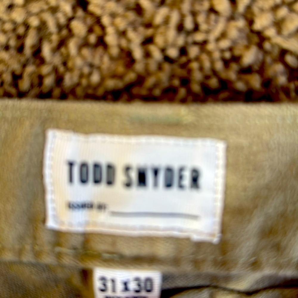 Todd Snyder moleskin trouser